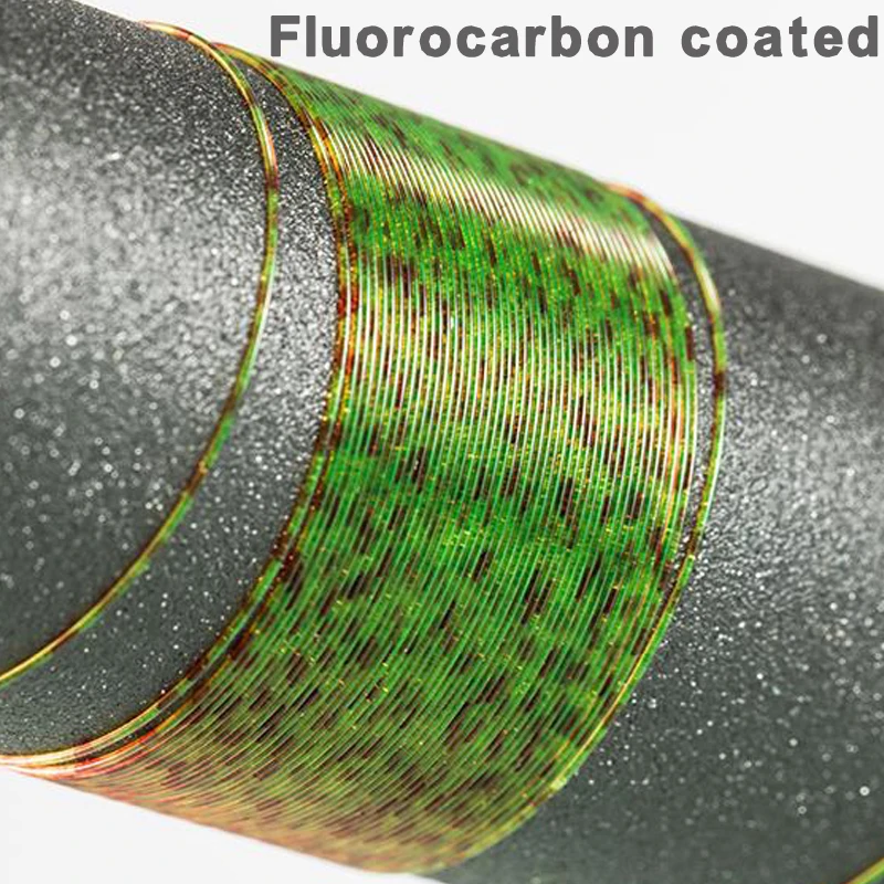 500M 3D Spoted Invisible Fishing LineColor Changing Monofilament Fishing Line Speckle Fluorocarbon Coated Carp Fishing Pesca