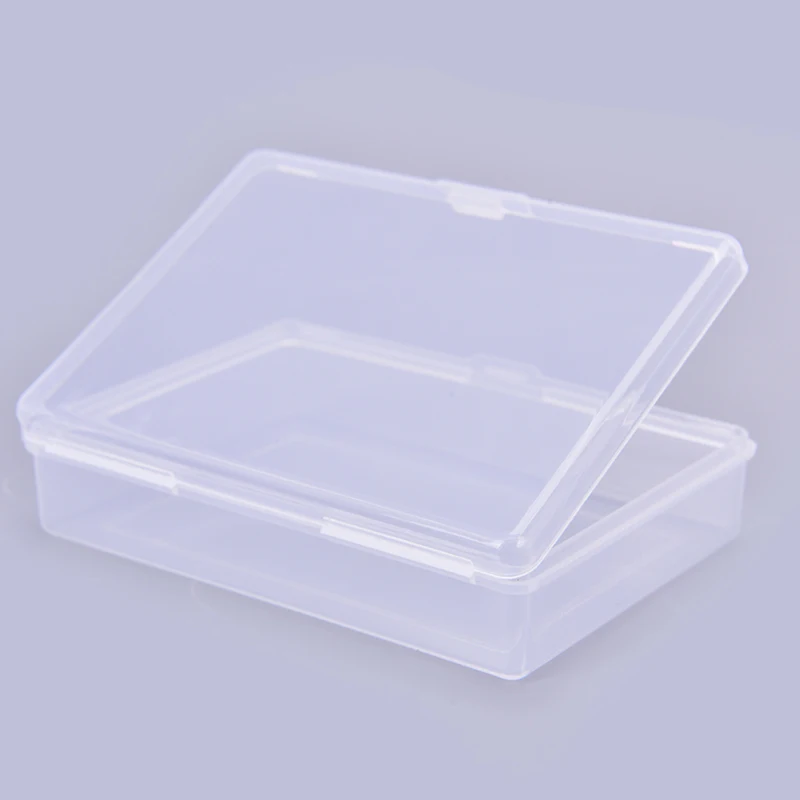 4PCS 10*7*2.4cm Transparent plastic boxes playing cards container PP storage case packing poker game card box for Board games