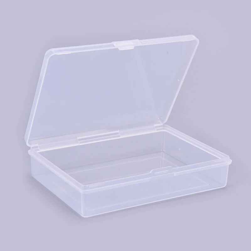 4PCS 10*7*2.4cm Transparent plastic boxes playing cards container PP storage case packing poker game card box for Board games