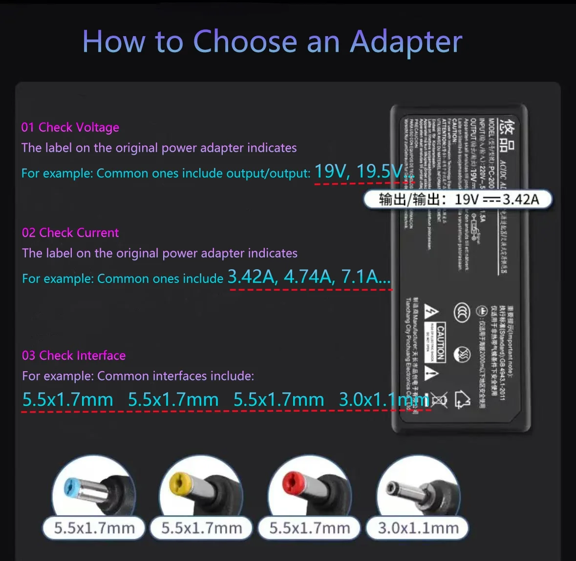 Laptop Adapter 19.5V 11.8A 230W 6.0*3.7mm ADP-230GB B AC Power Charger For ASUS ROG Strix G531GV-DB76 UX581 UX581LV G512LULaptop