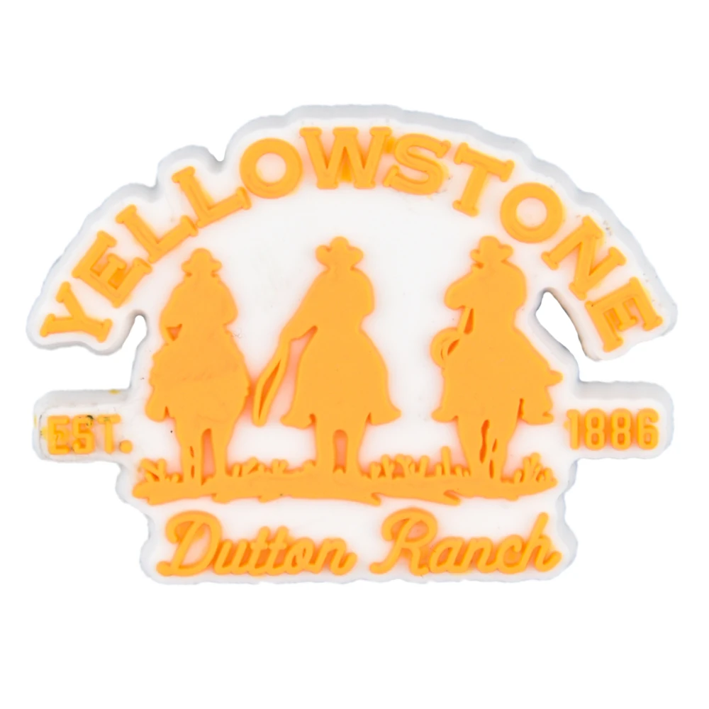 New Arrival Yellowstone Series Shoe Charms PVC Shoe Decorations fits Sandals Wristband Bracelet Accessories Unisex Gifts