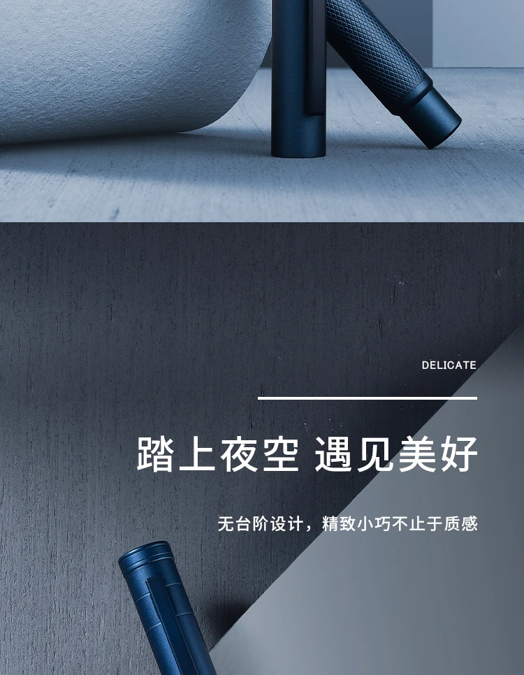 LT Hongdian 1851 Starry Hope Fountain Pen Blue Bent-nib Calligraphy Business-Grade
