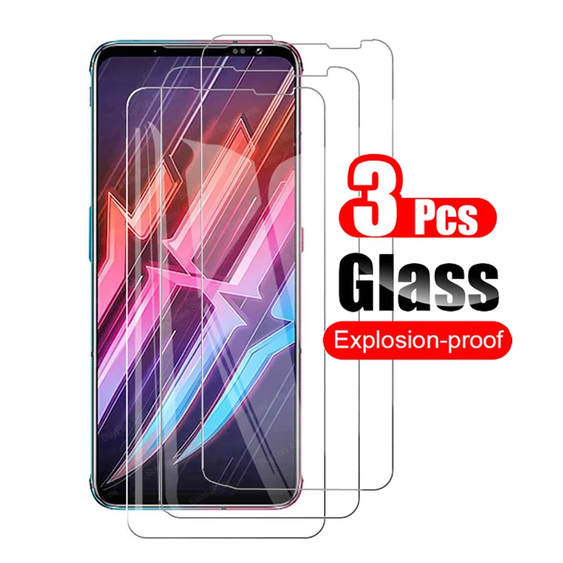 3Pcs Protective Glass For ZTE Nubia Red Magic 10 9 8 8s 7 7s 6 6s Pro 6R 5G 5S 3s Screen Protector Tempered Glass Phone Shield