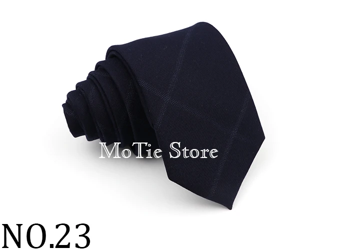 Men's Ties Jacquard Woven Striped Plaid Necktie 7cm Polyester Male Narrow Wedding Tie Skinny Tuxedo Suit Shirt Accessory Gift