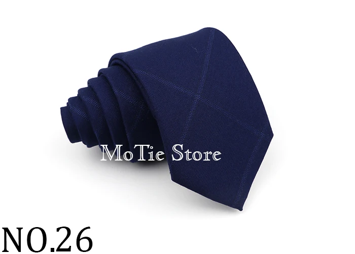 Men's Ties Jacquard Woven Striped Plaid Necktie 7cm Polyester Male Narrow Wedding Tie Skinny Tuxedo Suit Shirt Accessory Gift