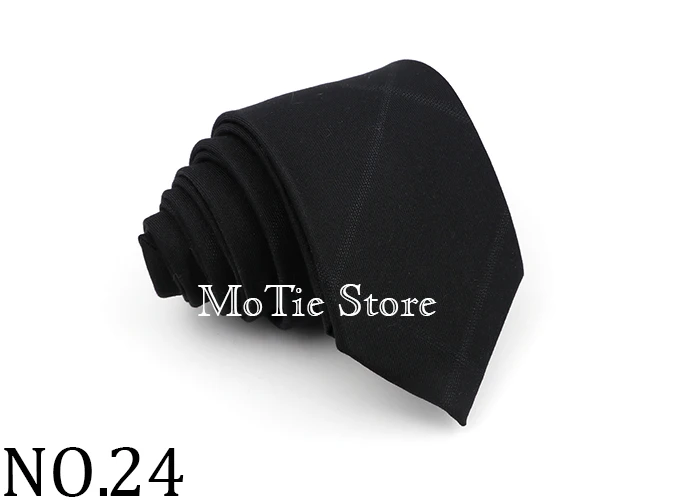 Men's Ties Jacquard Woven Striped Plaid Necktie 7cm Polyester Male Narrow Wedding Tie Skinny Tuxedo Suit Shirt Accessory Gift