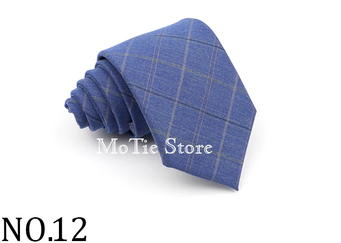 Men's Ties Jacquard Woven Striped Plaid Necktie 7cm Polyester Male Narrow Wedding Tie Skinny Tuxedo Suit Shirt Accessory Gift