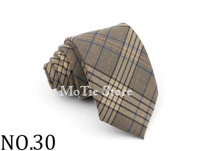 Men's Ties Jacquard Woven Striped Plaid Necktie 7cm Polyester Male Narrow Wedding Tie Skinny Tuxedo Suit Shirt Accessory Gift