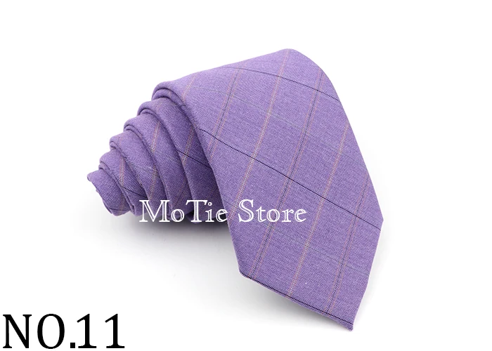 Men's Ties Jacquard Woven Striped Plaid Necktie 7cm Polyester Male Narrow Wedding Tie Skinny Tuxedo Suit Shirt Accessory Gift