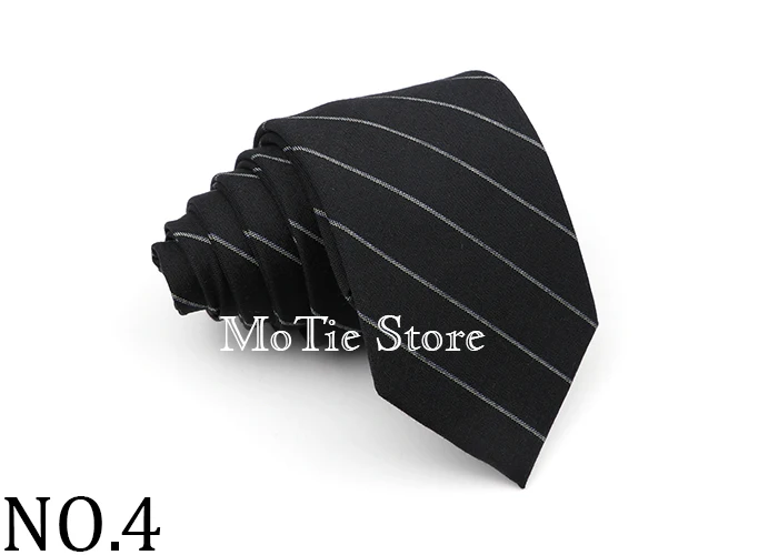 Men's Ties Jacquard Woven Striped Plaid Necktie 7cm Polyester Male Narrow Wedding Tie Skinny Tuxedo Suit Shirt Accessory Gift