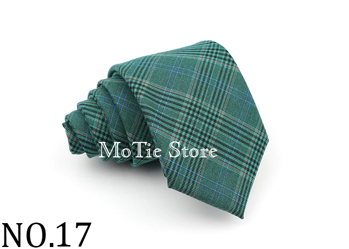 Men's Ties Jacquard Woven Striped Plaid Necktie 7cm Polyester Male Narrow Wedding Tie Skinny Tuxedo Suit Shirt Accessory Gift