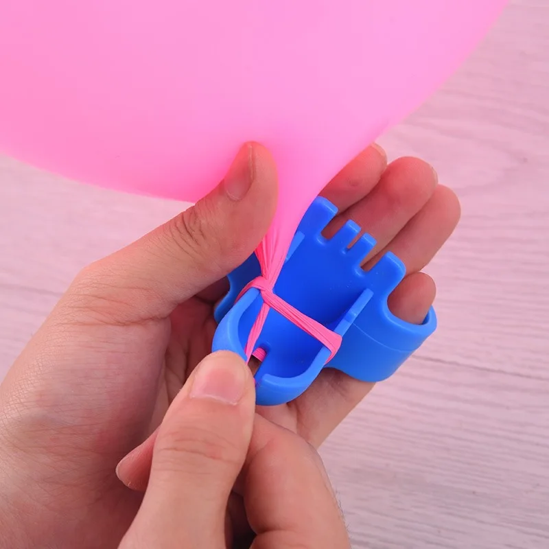 Balloon Accessories Balloon Chain Stripe Ribbon Glue Ballons Easy Tying Knotter Clips Wedding Birthday Arch DIY Crafts Party Dec