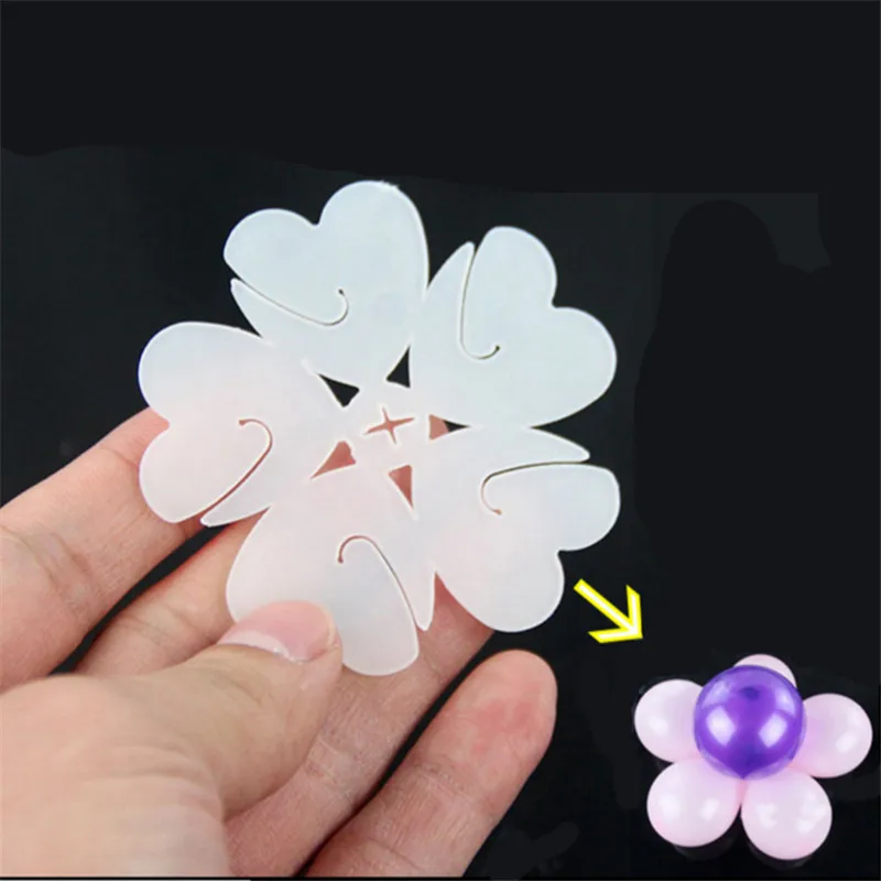 Balloon Accessories Balloon Chain Stripe Ribbon Glue Ballons Easy Tying Knotter Clips Wedding Birthday Arch DIY Crafts Party Dec