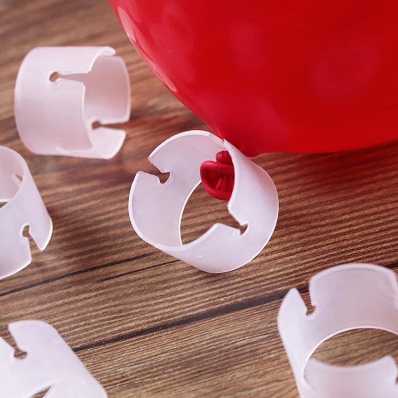 Balloon Accessories Balloon Chain Stripe Ribbon Glue Ballons Easy Tying Knotter Clips Wedding Birthday Arch DIY Crafts Party Dec