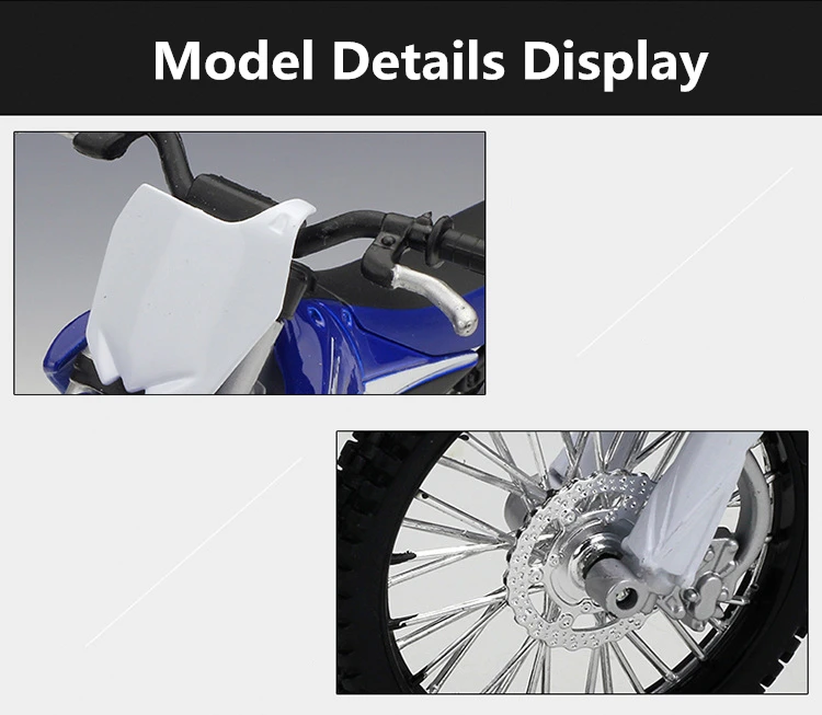 Maisto 1:12 YAMAHA YZ450F Alloy Race Motorcycle Model Simulation Diecast Cross-country Street Motorcycle Model Children Toy Gift