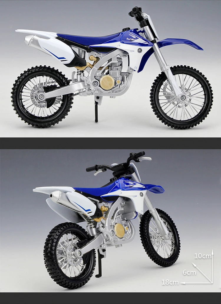 Maisto 1:12 YAMAHA YZ450F Alloy Race Motorcycle Model Simulation Diecast Cross-country Street Motorcycle Model Children Toy Gift