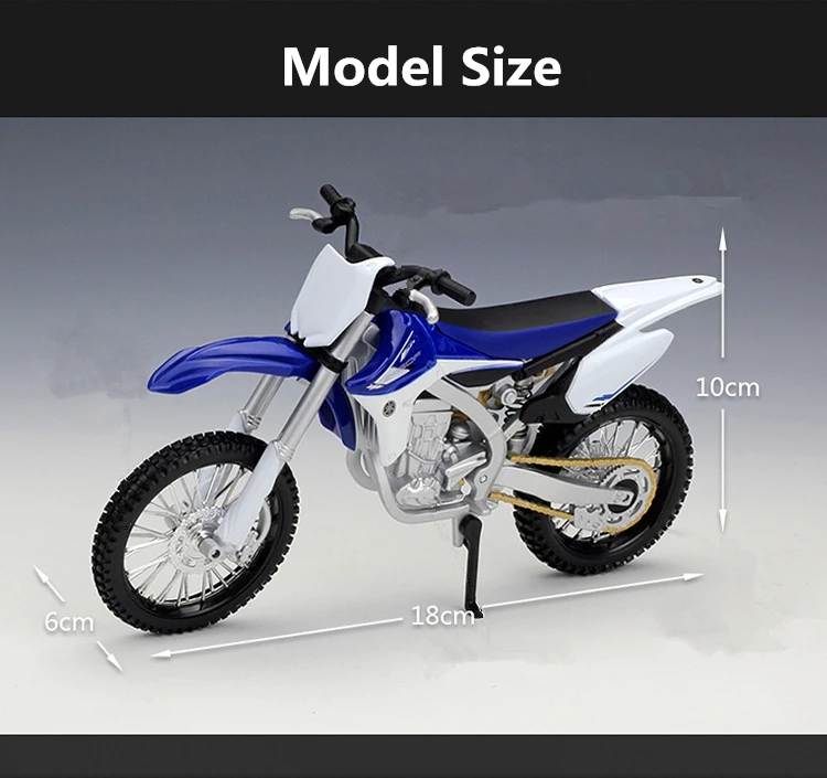 Maisto 1:12 YAMAHA YZ450F Alloy Race Motorcycle Model Simulation Diecast Cross-country Street Motorcycle Model Children Toy Gift