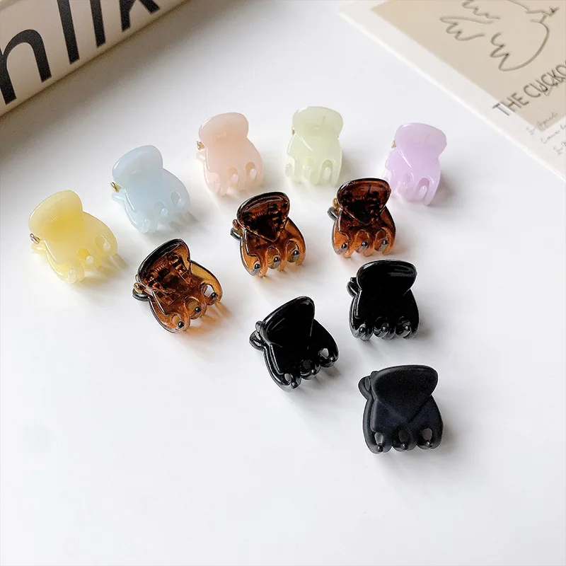 UXSL 10pcs/set Women Girls Cute Heart Shape Small Hair Claws Ponytail Sweet Decorate Hair Clips Hairpin Fashion Hair Accessories