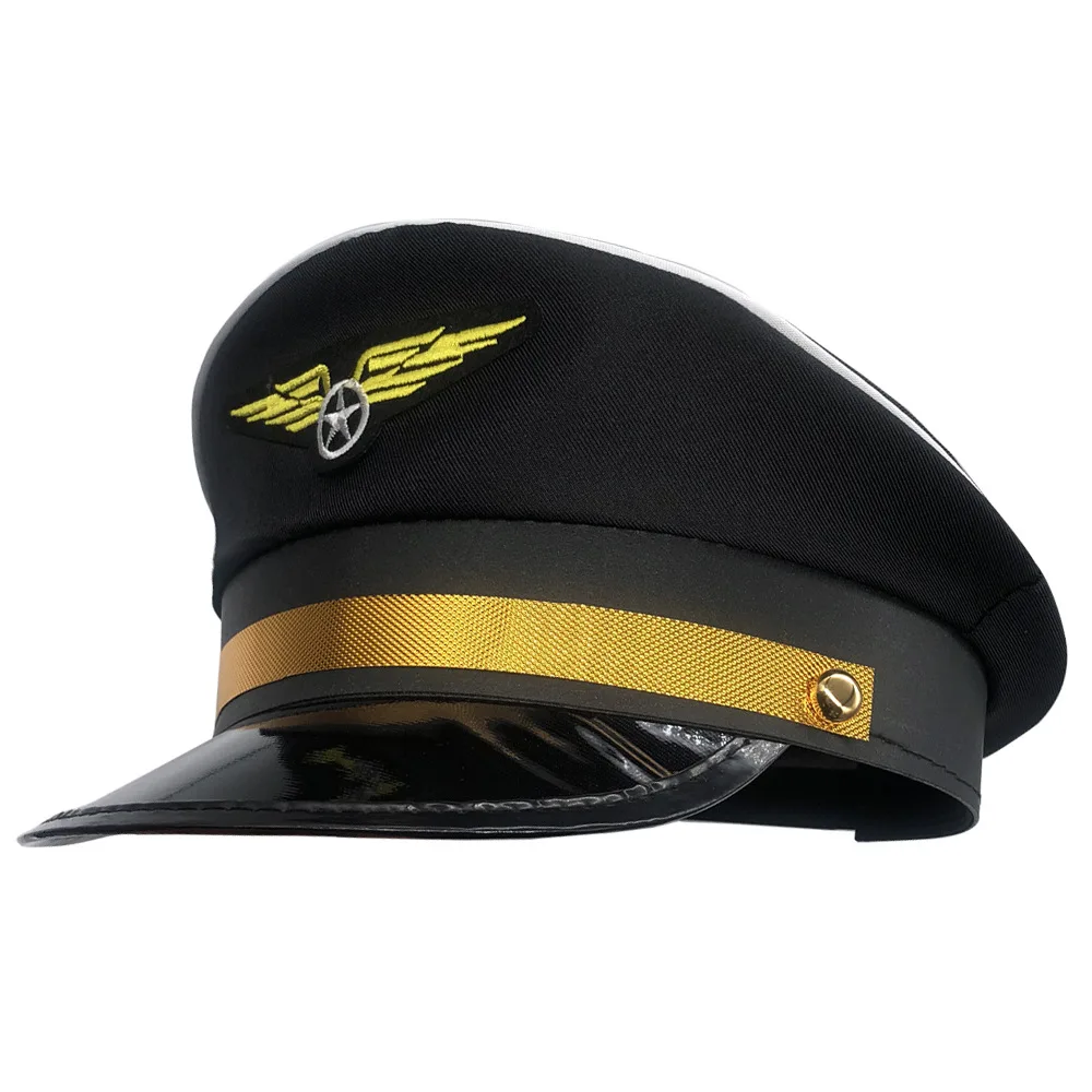 Fancy Military Party Hat Stage Show Cap for Adults Cosplay Performance Unisex Stage Show Accessory