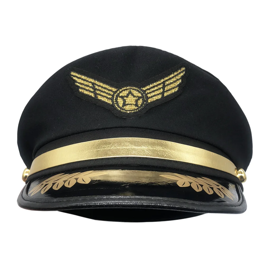 Fancy Military Party Hat Stage Show Cap for Adults Cosplay Performance Unisex Stage Show Accessory