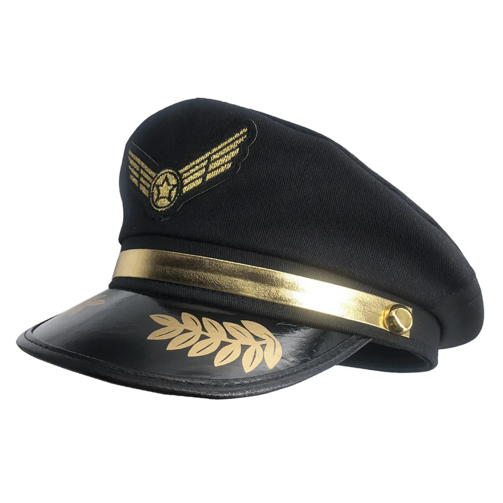 Fancy Military Party Hat Stage Show Cap for Adults Cosplay Performance Unisex Stage Show Accessory