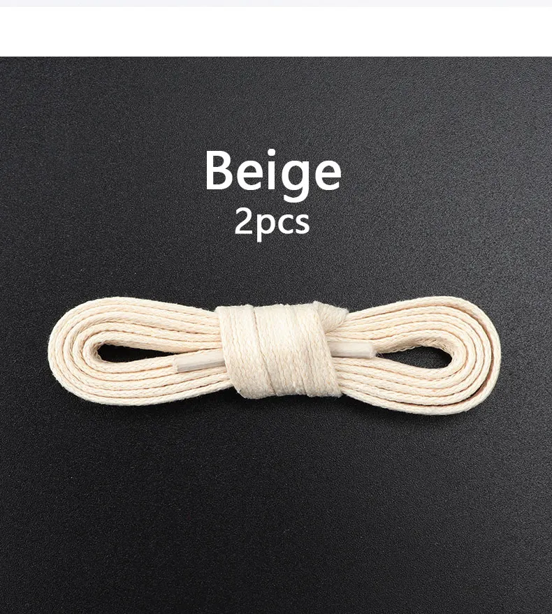 Waxed Flat Shoelaces Leather Waterproof Casual Shoes Laces Unisex Boots Shoelace Length 60 80 100 120 140 160 180 CM 1 Pair