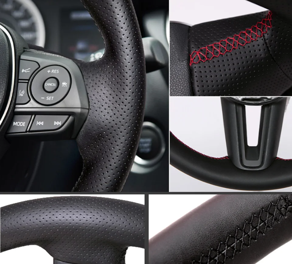 Custom Car Steering Wheel Cover M Sport F31 F34 F10 F11 F07 X3 F25 F32 F33 F36 X1 F48 X2 F39 Steering Wheel Cover For BMW F30