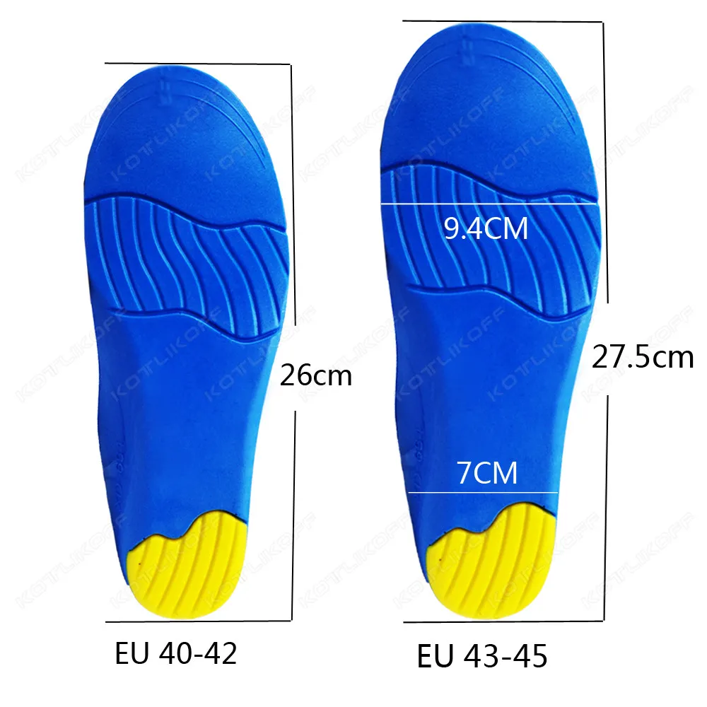Kotlikoff kids Comfort Insoles For Flat Feet Plantar Fasciitis Orthopedic Shoes Sport Running Insoles Pads In Shoe Orthotics