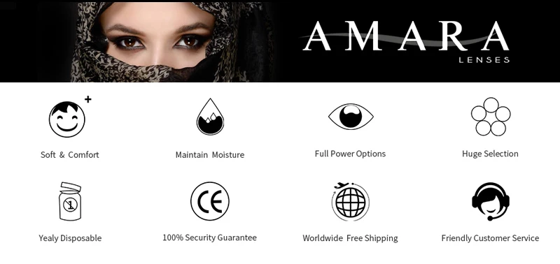 AMARA MIKI Series1 Pair Colored Contact Lenses Natural Look Brown Eye Lenses Gray Contact Blue Lenses Fast Delivery Green Eye