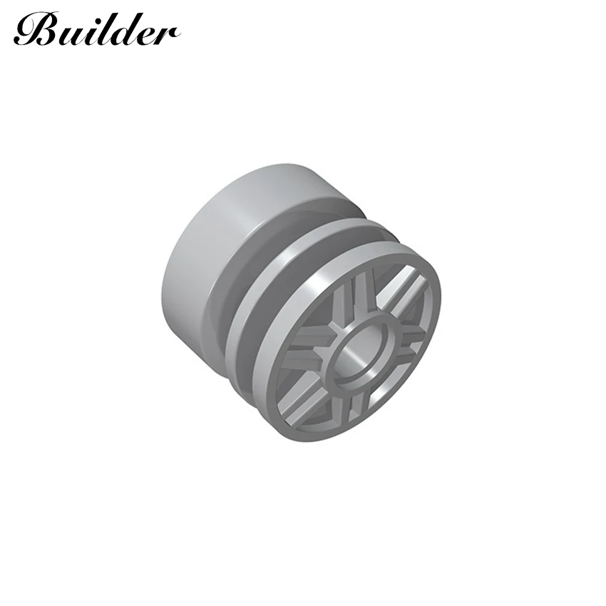 Little Builder 58090/55981 Wheel Tyre 30.4x14mm DIY Assembly MOC Compatible Toy Part Technological Automobile Building Blocks 1p