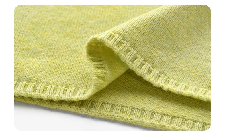 Fresh green wool small scarf women autumn winter warm knitted solid color scarves luxury kids adults christmas new year gifts