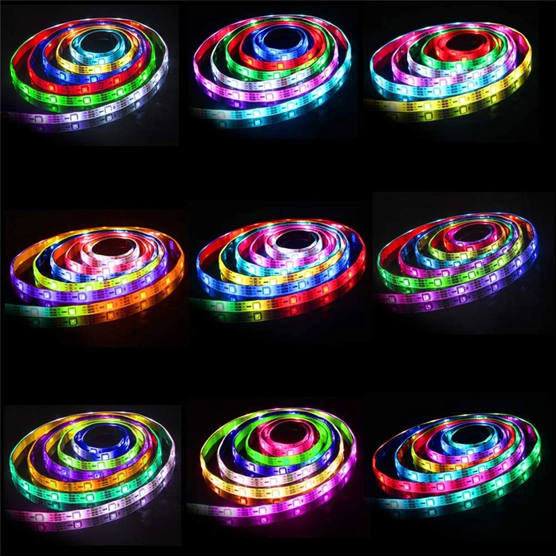 65.5ft/20m TUYA Dreamcolor LED Strip Lights 60LEDs/M RGBIC WS2811 Light Strip Flexible Tape Work with Alexa Google Assistant