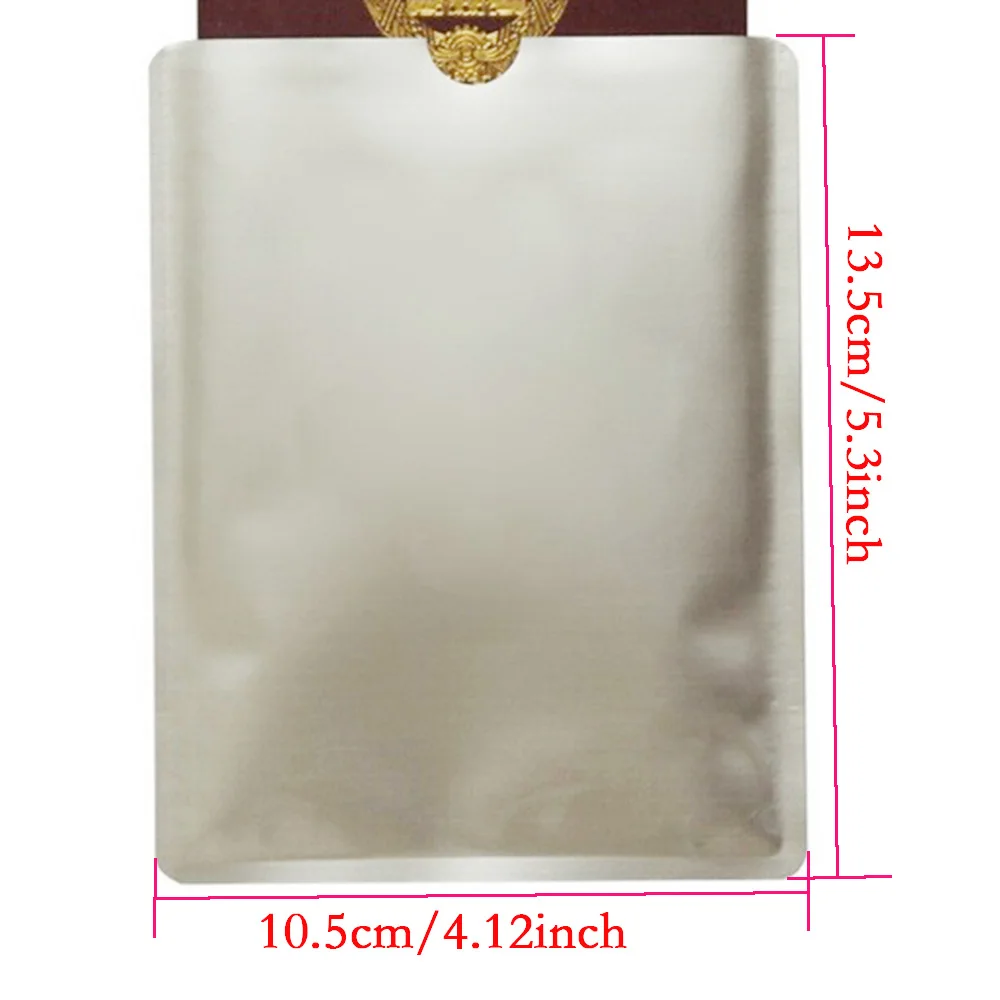 Fast Drop Shipping RFID Blocking Passport Secure Sleeve Protector Holder Safety Shield 100% New Protector De Pasaporte