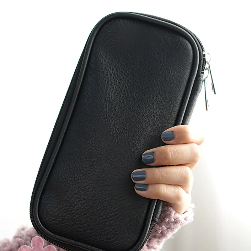 Women Foldable Makeup Brush Bag Organizer Female Travel Cosmetic Toiletry Case for Beauty Tools Wash Accessories Pouch