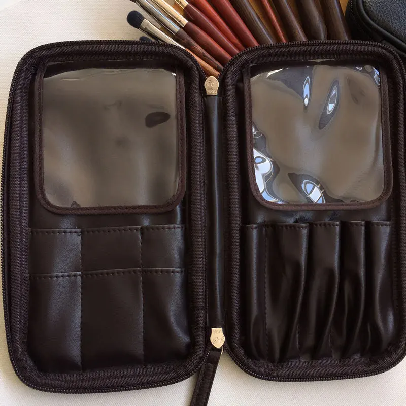 Women Foldable Makeup Brush Bag Organizer Female Travel Cosmetic Toiletry Case for Beauty Tools Wash Accessories Pouch