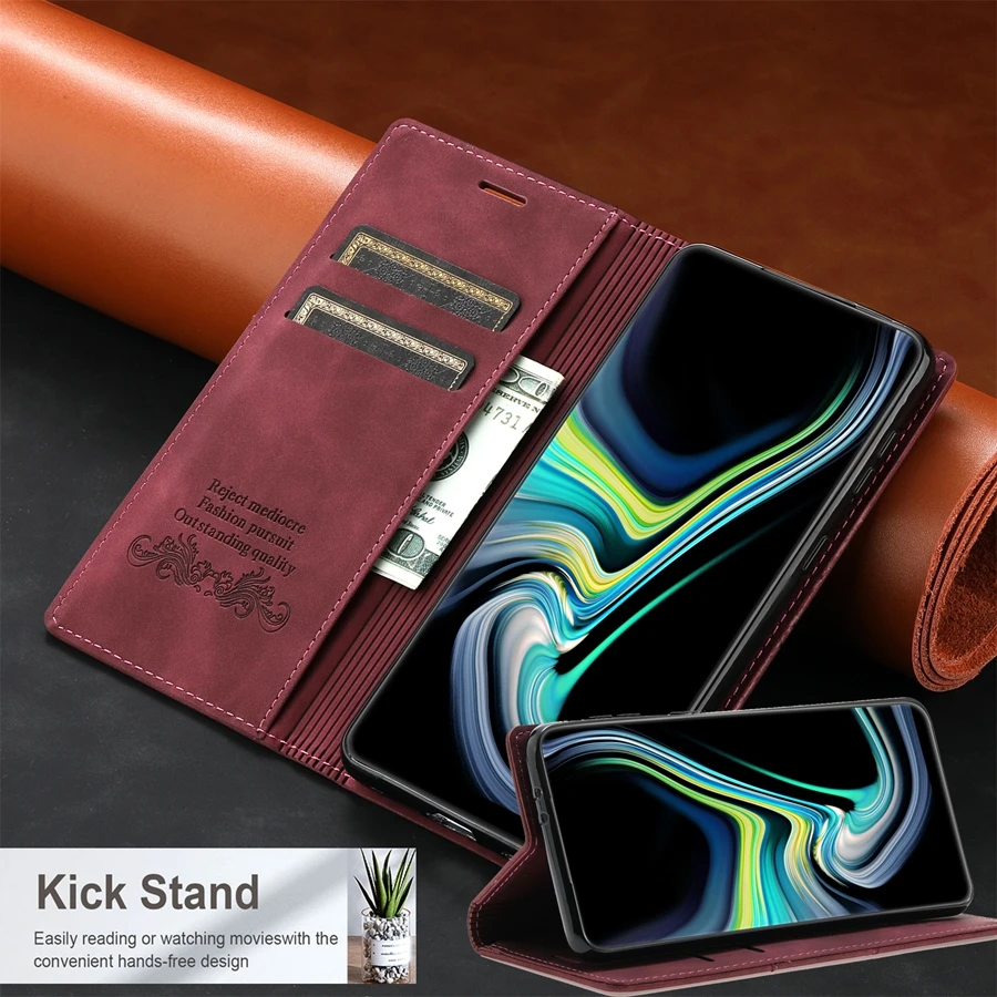 Wallet Card Flip Anti-fall Leather Case For Samsung Galaxy A05s A07 A13 A14 A15 A16 A17 A34 A35 A36 A37 A52 A53 A54 A55 A56 A57