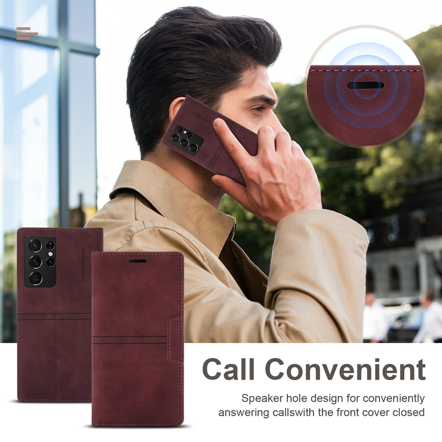 Wallet Card Flip Anti-fall Leather Case For Samsung Galaxy A05s A07 A13 A14 A15 A16 A17 A34 A35 A36 A37 A52 A53 A54 A55 A56 A57