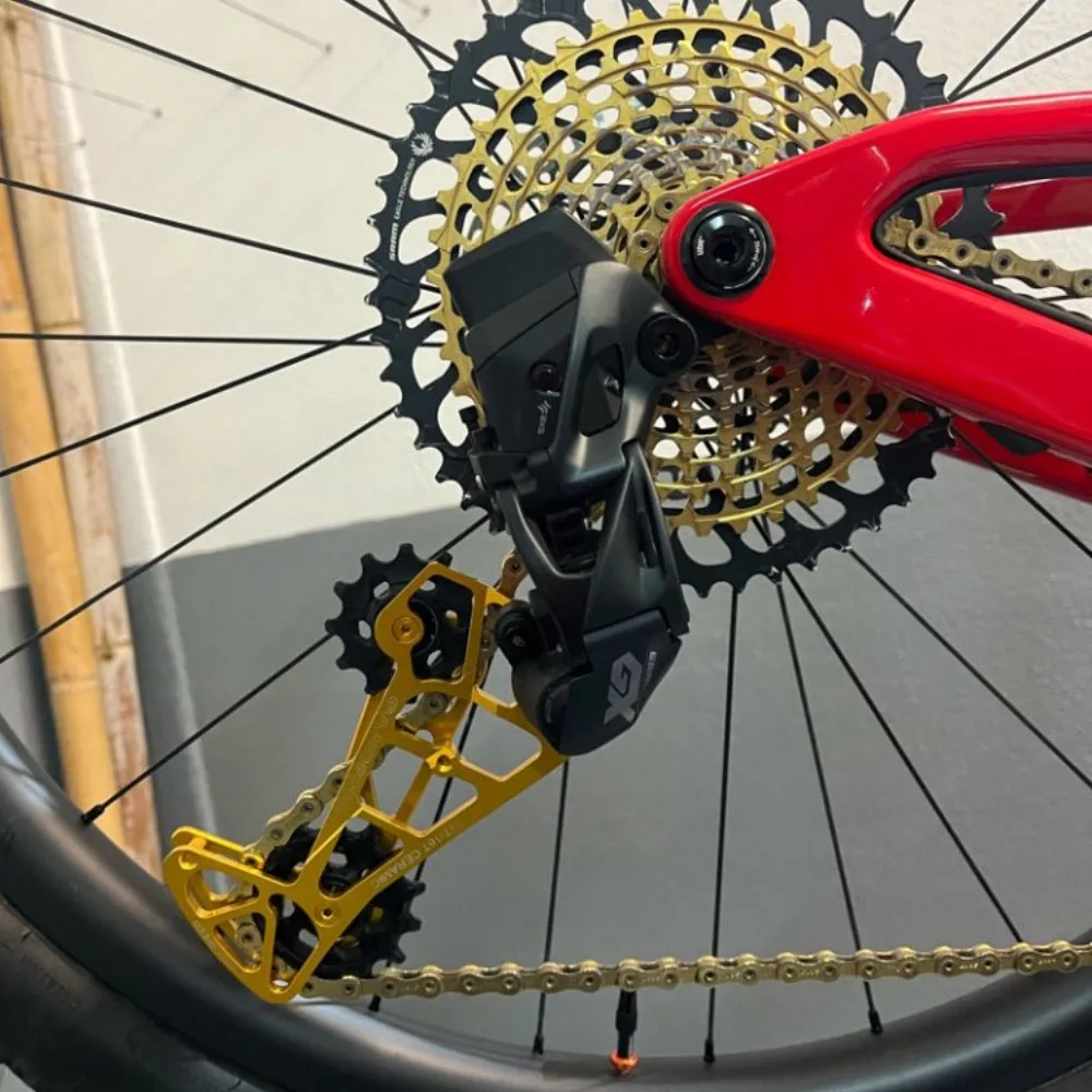 MTB Bicycle Oversized Pulley Cage Rear Derailleur Ceramic Pulley 14T 16T Jockey Wheel For SRAM 11S 12S Eagle XX1/X01/GX/NX AXS
