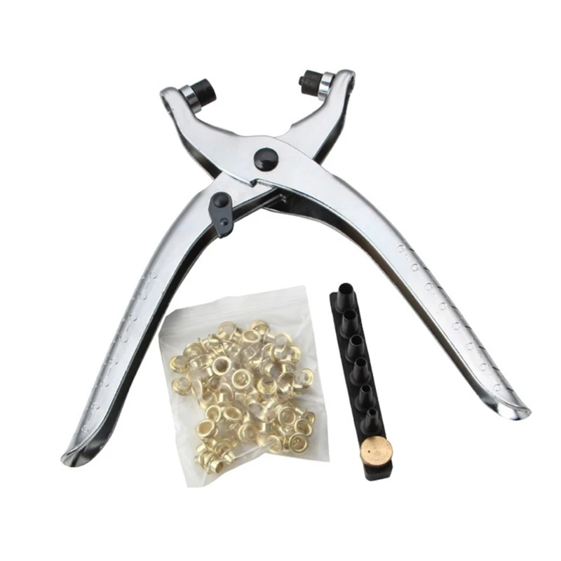 Grommet Eyelet Pliers Craft Fastener Grommet Tool Kit for Fastening Replace Snap Tool for 2mm,2.5mm,3mm,3.5mm,4mm,4.5mm M4YD