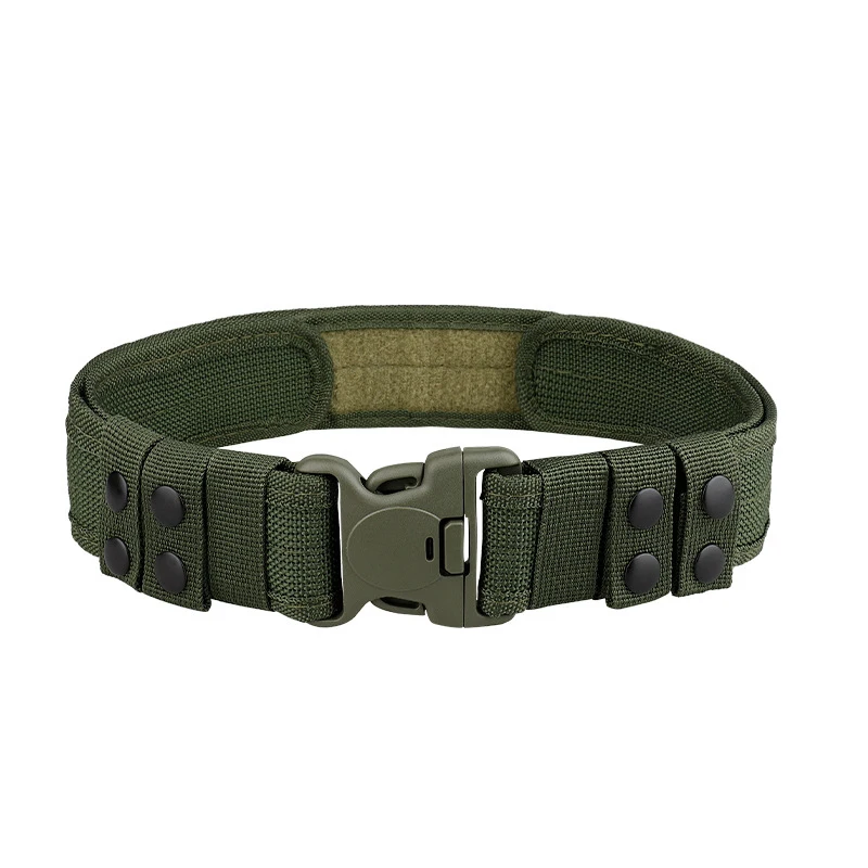 Military Tactical Belt for Men Compat Outdoor Hunting Hiking 5cm Wide Heavy Duty Quick Release Buckle Nylon Canvas Webbing Belts