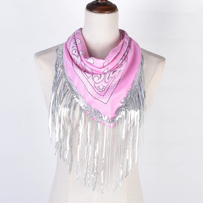 2023 New Vintage Paisley Tassel Scarf Fashion Ladies Wedding Party Scarf