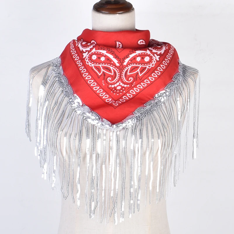 2023 New Vintage Paisley Tassel Scarf Fashion Ladies Wedding Party Scarf
