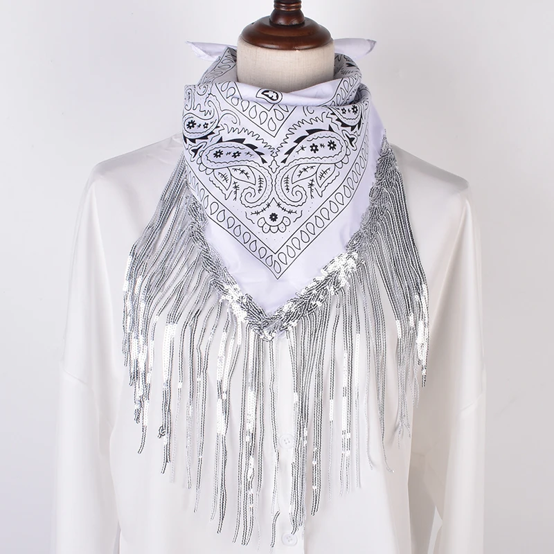 2023 New Vintage Paisley Tassel Scarf Fashion Ladies Wedding Party Scarf