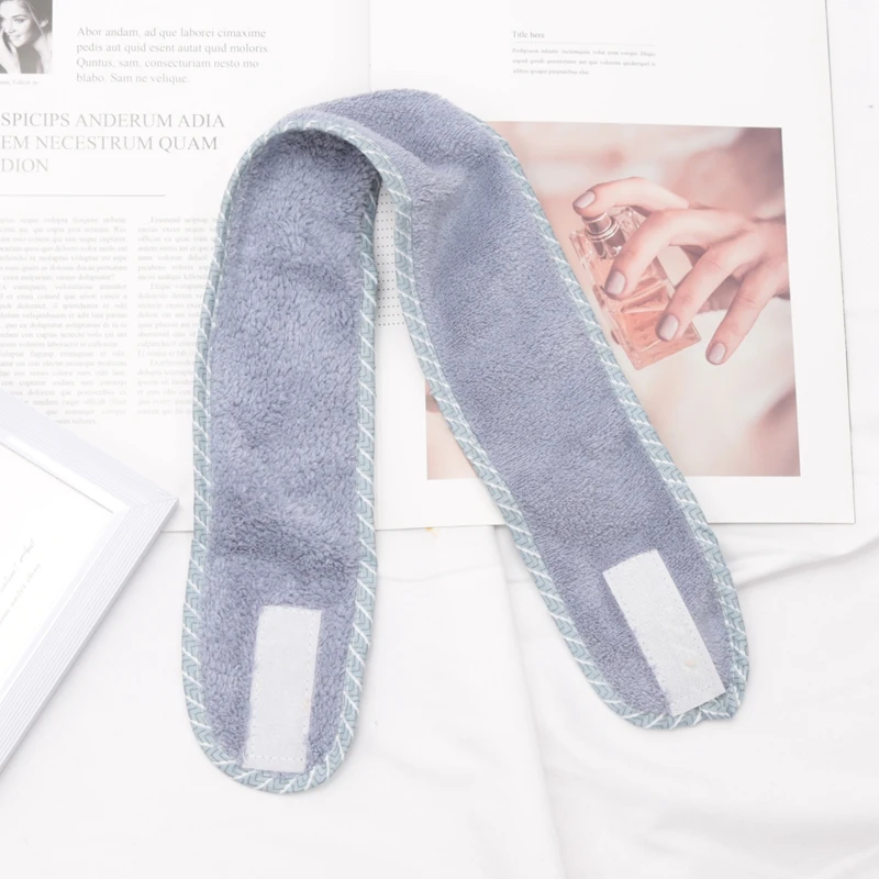Women Adjustable SPA Facial Headband Bath Makeup Hair Band Headbands for Face Washing Soft Toweling Hair Accessories Shower Cap
