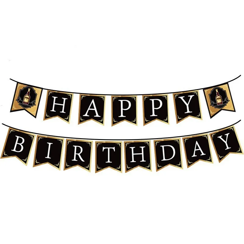 Whiskey Cupcake Toppers Aged to Perfection Party Supplies for Whiskey Party Man 40th 50th Happy Birthday Party Baking Supplies