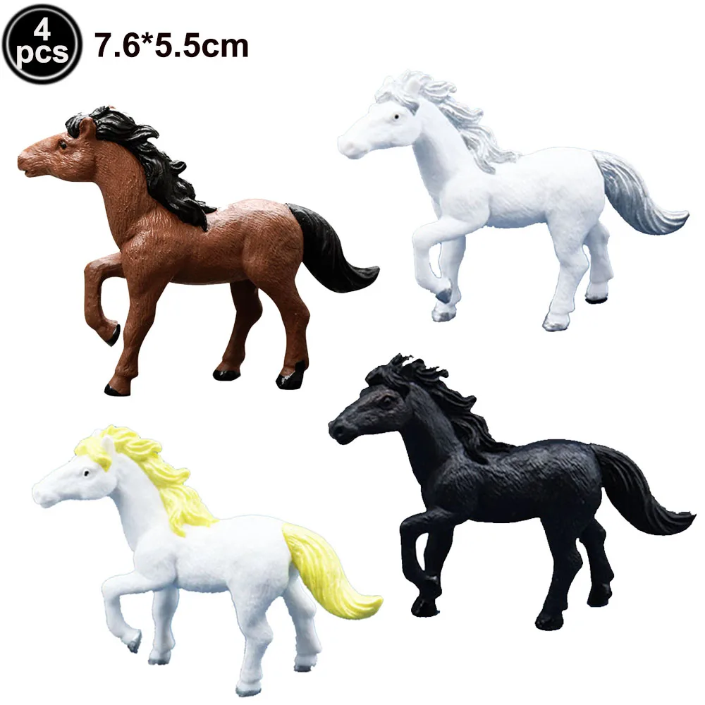 Horse Theme Party Supplies Horse Shape Cake Toppers Fence Horse Horse Racing Birthday Cowboys Cake Decorations Supplies