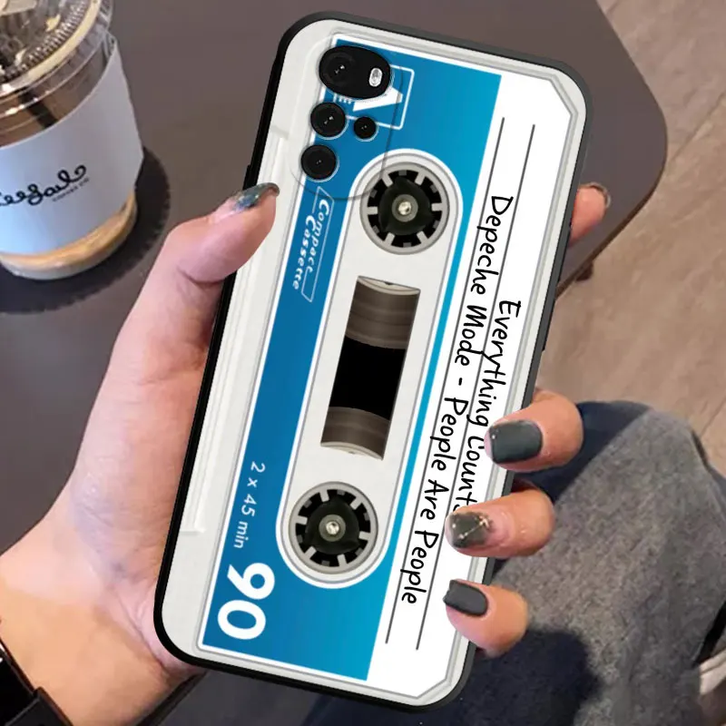 Cover Case for Motorola Moto G30 G200 G52 G72 G9 Power Lite G31 G32 G50 G51 G71 5G G22 G60 Shell Cassette Music