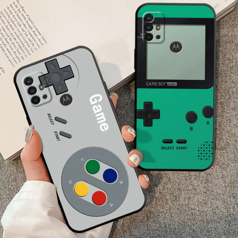 Cover Case for Motorola Moto G30 G200 G52 G72 G9 Power Lite G31 G32 G50 G51 G71 5G G22 G60 Shell Cassette Music