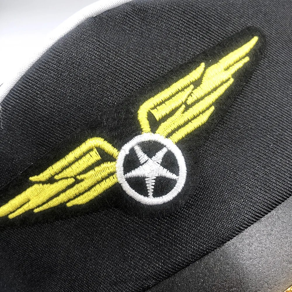 Men Women Baseball Caps Adult Adjustable Captain Costume Admiral Hat Y2K Cosplay Sailor Pilot Hat For Costume Party Performance