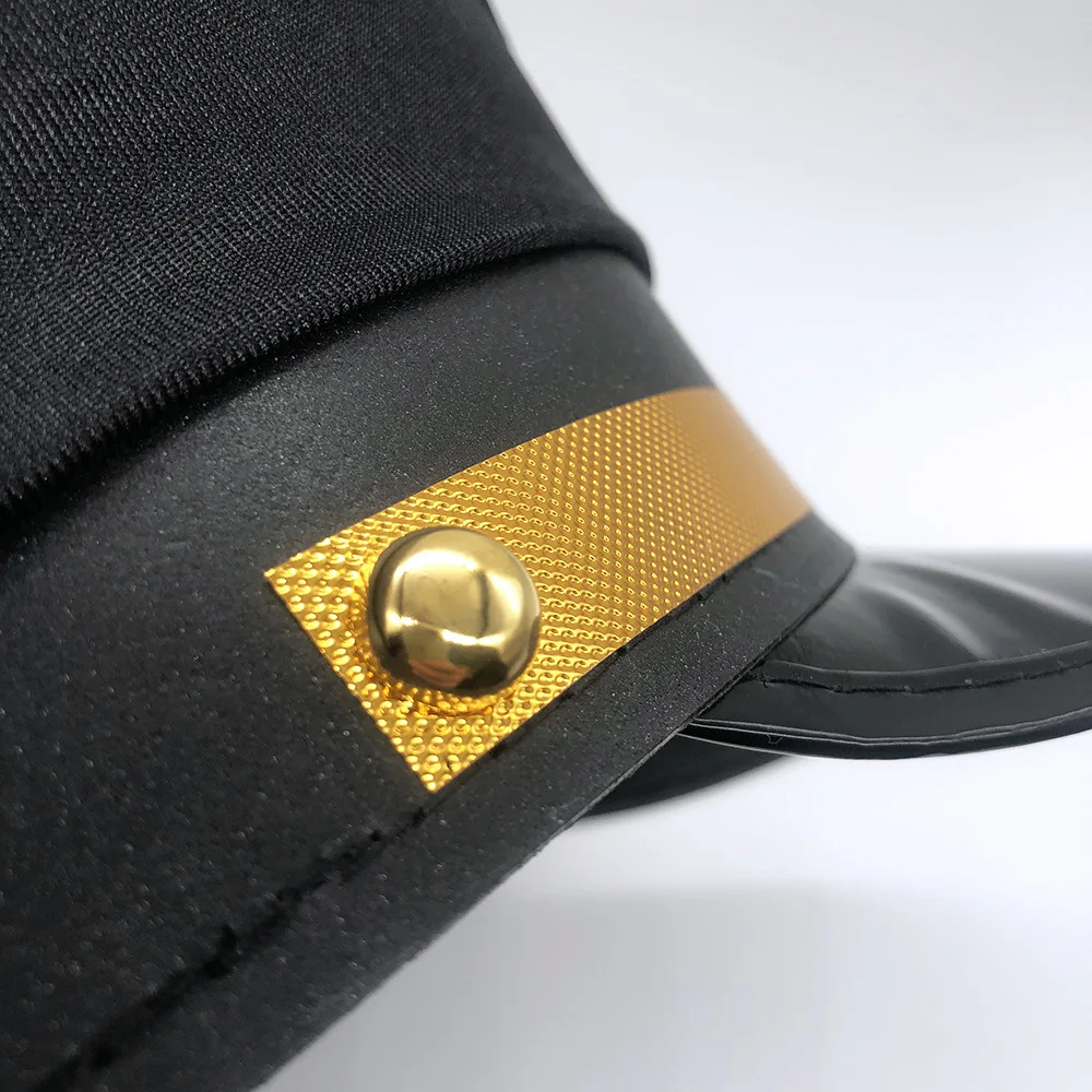 Men Women Baseball Caps Adult Adjustable Captain Costume Admiral Hat Y2K Cosplay Sailor Pilot Hat For Costume Party Performance